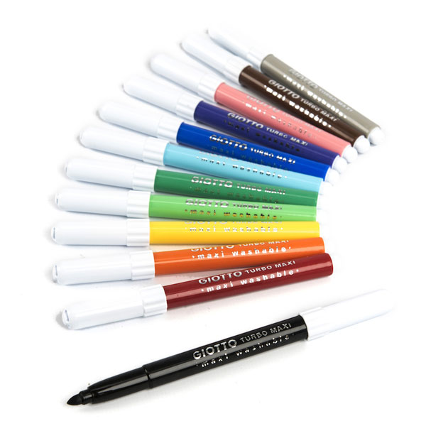 Thick Markers, 12pcs.