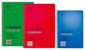 Next notebook τετρ. σπιράλ 17x25εκ. 2θεμ. 200σελ.