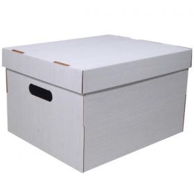 Νext κουτί fabric λευκό Α4 Υ19x30x25,5εκ.