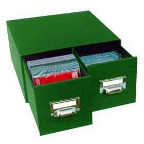 Next κουτί με συρτάρια classic πράσινο 2 συρτ. μεταλ. λαβές Y16x30x31εκ. βάθος