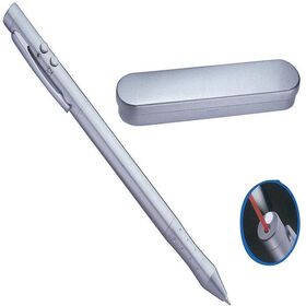 Στυλό 4 σε 1 laser - led σε μεταλλική θήκη