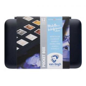 Talens Van Gogh Νερομπογιές 12 Χρωμάτων Pocket Box