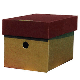 Νext κουτί classic μπορντώ καπάκι Α5 Υ16x16x22εκ.