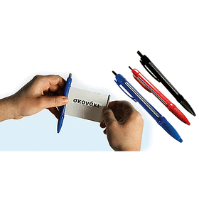 Στυλό - σκονάκι σε 3 χρώματα