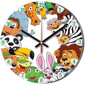 Νext ρολόι Ø31εκ. "ζώα της ζούγκλας"