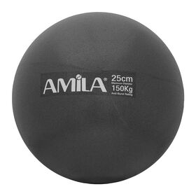 Μπάλα Pilates Amila 25cm Μαύρη Bulk