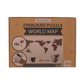Παγκόσμιος Χάρτης - Πίνακας Διακοσμητικός από Φελλό 100x45εκ.