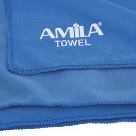 Πετσέτα Amila Cool Towel 30x100εκ. Μπλε