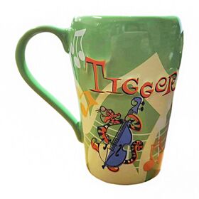 Κούπα Κώνος Ανάγλυφη Tigger Musician Πράσινη (Winnie-the-Pooh)
