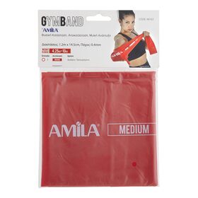 Λάστιχο Αντίστασης Amila Gymband 1,2m Medium