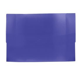 Next τσάντα εγγράφων μπλε διάφανη Υ24x34x3,3εκ.
