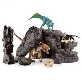 Σετ Παιχνιδιού Δεινόσαυροι με Σπηλιά Schleich-S