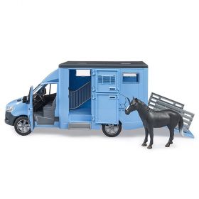 Φορτηγάκι Mercedes Sprinter Μεταφοράς Ζώων με Άλογο Bruder