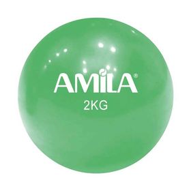 Μπάλα Γυμναστικής Amila 2kg. 13cm. Πράσινη