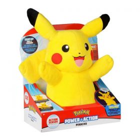 Pokemon Λούτρινο Pikachu με Ήχους και Φως 25εκ. Jazwares