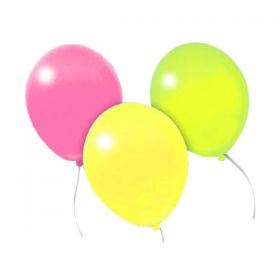 Μπαλόνια Medium Neon σε Διάφορα Χρώματα 12τεμ.