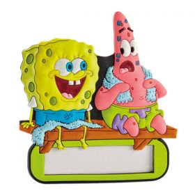 Ταμπελάκι Πόρτας PVC Spongebob & Patrick Hollytoon