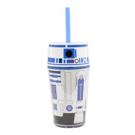 Ποτήρι με Καλαμάκι R2-D2 (Star Wars) Zak
