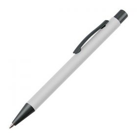 Στυλό Πλαστικό Λευκό με Μεταλλικό Κλιπ Υ14xØ1εκ.