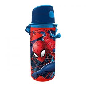 Παγούρι Αλουμινίου Spiderman 600ml με Λουράκι