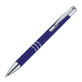 Στυλό Μεταλλικό Μπλε με Ασημένιες Λεπτομέρειες Υ14,2xØ1εκ.
