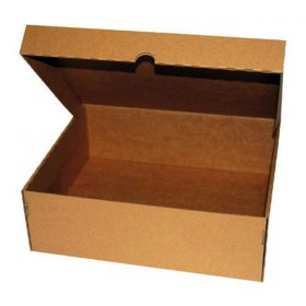 Κουτί Κραφτ Υ10x31x25εκ. Α4+ με Αναδιπλούμενο Καπάκι Μικροβέλε Οικολογικό