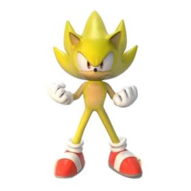 Μινιατούρα Super Sonic 9εκ. (Sonic The Hedgehog) Comansi