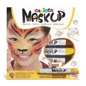 Carioca Mask Up Προσώπου Animals Σετ 3 Χρωμάτων