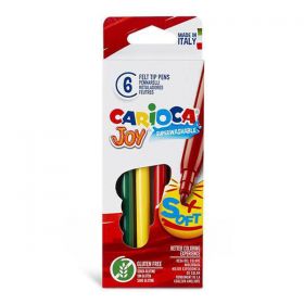 Μαρκαδόροι 6 Χρωμάτων Carioca Joy