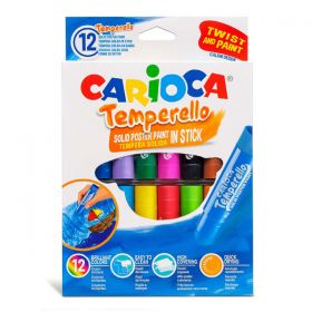 Μαρκαδόροι Ζωγραφικής 12 Χρωμάτων Carioca Temperello