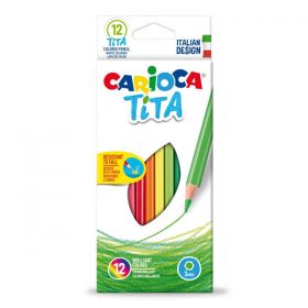 Ξυλομπογιές 12 Χρωμάτων Carioca Tita