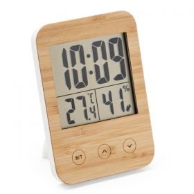 Ρολόι Ψηφιακό με Θερμόμετρο και Υγρασιόμετρο Y12x8,6x2εκ.