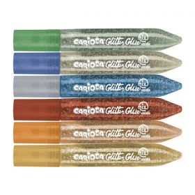 Χρωματιστές Κόλλες 6x10,5ml Carioca Glitter Glue Mix Colors