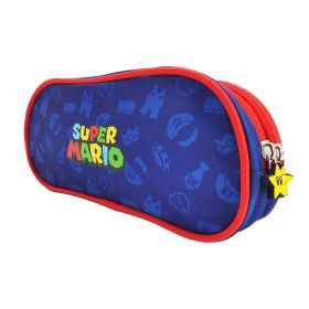 Κασετίνα Super Mario Πολύχρωμη Δύο Θέσεων PLM