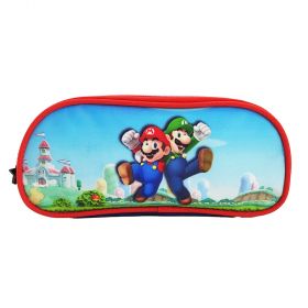 Κασετίνα Super Mario Πολύχρωμη Δύο Θέσεων PLM