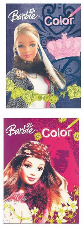 Μπλοκ ζωγραφικής Barbie colour 2σχέδια 21x29εκ. 32φύλ.