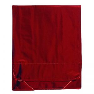 Τσάντα σε μεταλλικό χρώμα κόκκινο 34x35x8εκ.