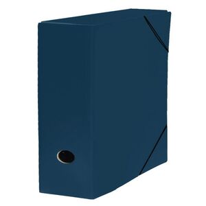 Κουτί με Λάστιχο Classic Μπλε Υ33.5x25x12εκ.