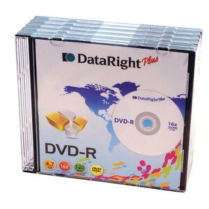 Dataright DVD-R 4.7GB slim case 10τεμ.