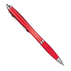 Στυλό πλαστικό ημιδιάφανο κόκκινο