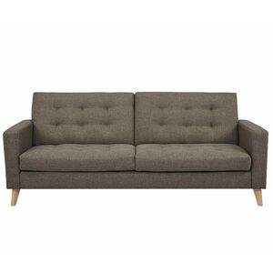 Soho καναπές-κρεβάτι τριθέσιος καφέ-μπεζ Υ81x201x90εκ.