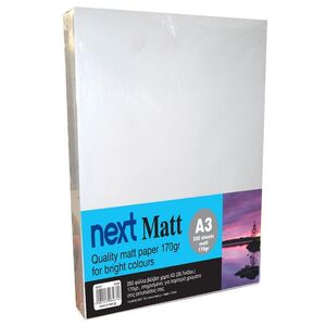 Next Matt A3 170γρ. 250φ. premium matt paper