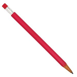 Μηχανικό μολύβι 0.7mm. πλαστικό με σβήστρα κόκκινο