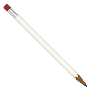 Μηχανικό μολύβι 0.7mm. πλαστικό με σβήστρα άσπρο