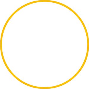 Χούλα-Χουπ 70cm - Φ19mm - 280gr, Κίτρινο
