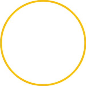Χούλα-Χουπ 80cm - Φ19mm - 330gr, Κίτρινο
