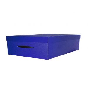Κουτί Αποθήκευσης Μπλε Υ17x46x70εκ.