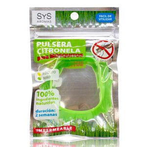 Αντικουνουπικό - Εντομοαπωθητικό Βραχιόλι για Παιδιά SyS Σιτρονέλα Πράσινο