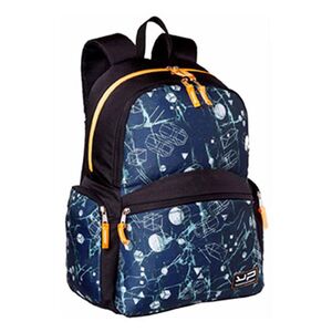 Bodypack Τσάντα Πλάτης 2&4Θ. 44x32x20cm Marble Μπλε