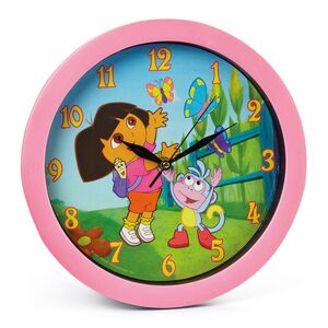 Ρολόι Τοίχου Dora & Boots Ροζ